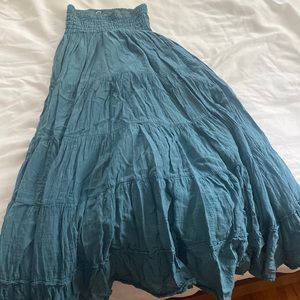 Cotton maxi  skirt